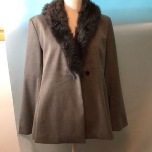 BANANA REPUBLIC GREY BLAZER SIZE 12